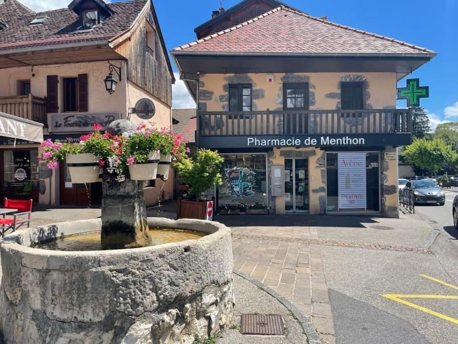Charmant Appartement Lac D'Annecy / Ski - 6 Pers Menthon-Saint-Bernard Buitenkant foto